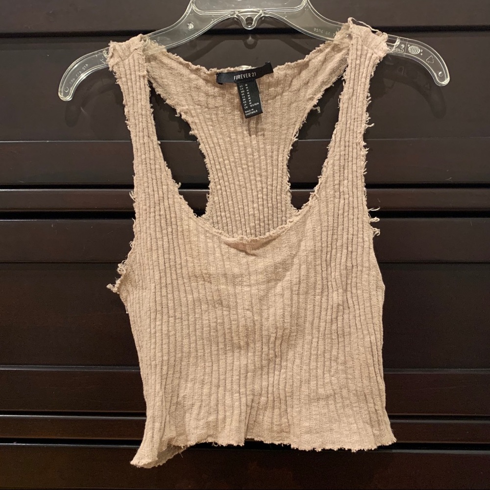 Fringed crop top